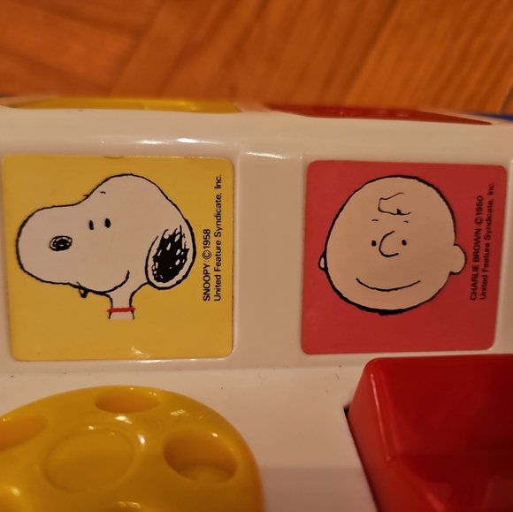 Vintage Snoopy And Friends Pop Up Toy EUC Works - Picture 6 of 13